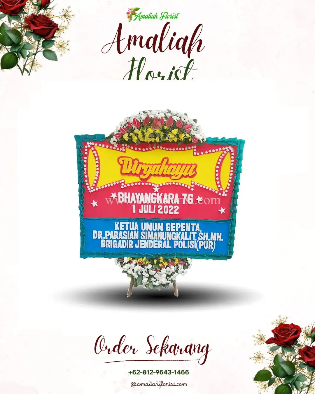 Papan Bunga HUT Ulang Tahun Canduk